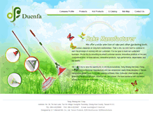 Tablet Screenshot of gardeningrake.com